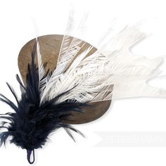 Zippered goose biot feathers AND colourful fluffy hackle feathers?! Sign us up! These feather mounts are certainly an acquired taste, but we're living for them. Made up of zippered goose biot feathers and brightly dyed fluffy hackle feathers, these large mounts would work perfectly paired with silk flowers on a larger fascinator base. If the combination of white biot and colourful hackle feathers isn't for you, why not pluck out the zippered feathers to use on another project! Two for the price of one? Yes please! Mount measures approximately 34-36cm (13.5-14 inches) from stem to the tip of the feather. *Please note, this product is part of a limited range. Once they're gone, they're gone!* Sinamay Fabric, Hat Base, Feather Hat, Velvet Flowers, Feather Flower, Decorative Trim, Hat Band, Cotton Velvet, Large Flowers