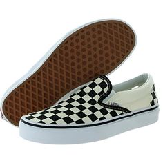 Vans provides footwear and apparel for the young, active consumer. With their roots in old-school skate and surf culture from California, Vans has become known for a "cool" unique style. Manufacturer: Vans Style Type: Casual Sneakers Collection: Vans Sleeve Length: Material: Textile/Man Made Fabric Type: Canvas Specialty: Padded Insole Sku: BH4637926 *True to size* Stay iconic in the Classic slip on canvas sneakers by Vans. Made with canvas uppers and a low top construction. This timeless design Retro Round Toe Skate Shoes For Sports, Retro Skate Shoes With Round Toe For Sports, Streetwear Slip-on Sneakers With Contrast Sole, Casual Slip-on Skate Shoes For Sports, Vintage Vans Skate Shoes For Skateboarding, Casual Skate Shoes With Rubber Sole And Round Toe, Casual Vulcanized Sole Skate Shoes For Sports, Urban Slip-on Skate Shoes For Sports, Urban Style Slip-on Skate Shoes For Sports