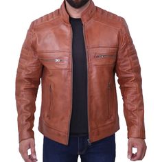 [additional] Men's Cafe Racer Brown Leather Jacket The brown cafe racer jacket is among the best popular leather outfit of every time. Does not make a difference what the weather is. It is twelve months and stays in style. Simply not just it makes you appear amazingly classy and sexy, yet it likewise provides you protection against extreme winter weather. Best Featuring Jacket of the Year Our racer jacket is constructed of super-fit quality material and has appeared with the finest stitching you