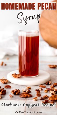 homemade pecan syrup recipe with starbuck's copycat recipe