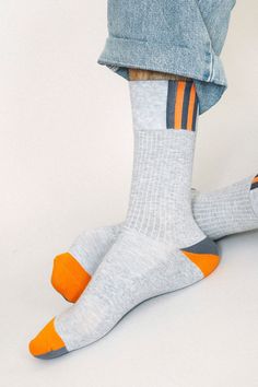 Our Split Crew gives a twist to your everyday basic. This premium combed cotton sock feature a larger cuff with side stripe detail a terry footbed and arch support. Size+ OSFA, M 9-12 Design+ 200 Needle+ Reinforced toe & heel+ Seamless toe+ Classic Ribbed Tube Sock+ Terry Cushioning on Footbed+ Crew Content + Care+ Premium Combed Cotton+ Wash Cold/Dry Low+ Imported Mens Socks Fashion, Black Attire, Boss Man, Crew Sock, Football Shoes, Split Dress, Tube Socks, Designer Socks, Cool Socks