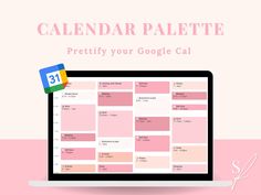 a calendar on a computer screen with the title'13 tips to get ahead for your google calendar '