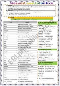 an english worksheet with words and pictures to describe the subject in this text