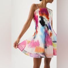 Celestial Pleated Mini Dress Abstract Sunset Size 12 But Fits More Like An 8. Runs Small According To Their Website. Product Details Lined Mini Dress Boned Bodice With Panel Seams Dropped Waist Seam A-Line Mini Skirt Frilled Neckline With Straps Invisible Zip Closure Regular Price Usd $495.00 Questions? Leave A Comment Below! Flowy Multicolor Mini Dress For Daywear, Multicolor Pleated Mini Dress For Spring, Spring Multicolor Pleated Mini Dress, Chic Multicolor Mini Dress For Daywear, Summer Silk Pleated Dresses, Multicolor Silk Mini Dress For Summer, Multicolor Pleated Mini Dress, Multicolor Pleated Dress For Beach, Multicolor Pleated Dresses For The Beach