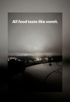 an advertisement with the words all food taste like yontt on it's side