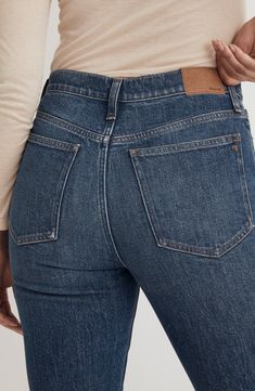 The cut: with their waist-accentuating high rise, Magic Pockets™ in front and tapered legs, these are 'mom jeans' if your mom was a '90s supermodel. The fabric: Madewell's best-selling Heritage Stretch denim has an old-school look and a touch of give for a perfectly broken-in feel 99% cotton, 1% elastane Machine wash, tumble dry Imported Mid-rise Tapered Pants With Belt Loops, Mom Fit Tapered Leg Bottoms With Belt Loops, Classic Everyday Mom Fit Bottoms, Classic Mom Fit Bottoms For Everyday, High Waist Mom Fit Pants For Everyday, High Waist Mom Fit Bottoms For Fall, High-waisted Mom Fit Pants For Everyday, Classic Mom Fit Pants With Tapered Leg, Classic Mom Fit Tapered Leg Pants