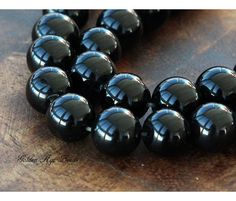 Black Agate Beads, 10mm Round Ash Jewelry, Beads For Sale, Beading Crafts, Jewelry Making Tools, Beads Charms, Black Agate, Making Tools, Deep Black, Agate Beads