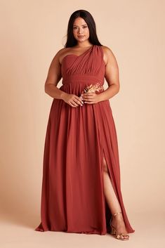 Grace Plus Size Convertible Chiffon Bridesmaid Dress in Spice – Birdy Grey Bridesmaid Dress Chiffon, Orange Bridesmaid, Orange Bridesmaid Dresses, Maternity Bridesmaid Dresses, Convertible Bridesmaid Dress, Tuxedo Women, Rose Bridesmaid Dresses, Dark Mauve, Birdy Grey