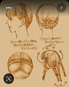 Historical Japanese Hairstyles, Traditional Swiss Hairstyles, Traditional Scandinavian Hairstyles, Braid Hairstyles Medium Hair, Dirndl Hair, Historical Hairstyles, Hair Arrange, Hair Reference, Hair Tutorials