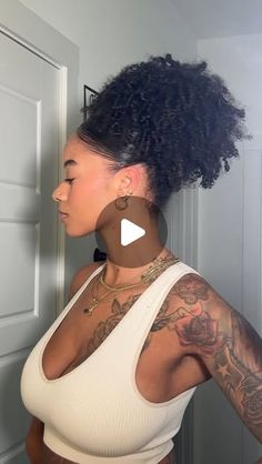 Lala Ronay on Instagram: "sleek middle part puffs >>" Sleek Middle Part, Middle Parts, Middle Part, Hair Inspo, Natural Hair, Sleek, Hair, On Instagram, Instagram