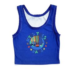 Dark Blue Crop Top, Brazil Top, Y2k Cartoon, Allstar Cheer, Vest Style Women, Top Azul, Stylish Tank Tops, Blue Swimwear, Y2k Women