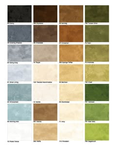 the different shades of paint that can be used to decorate walls and ceilings in any room