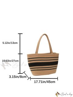 Bird in Bag - Oversized Patterned Straw Bag for Vacation Casual Bucket Bag Tote For Shopping, Trendy Bucket Beach Bag For Shopping, Trendy Bucket-shaped Beach Bag For Shopping, Large Casual Satchel For Daily Use, Casual Large Satchel With Double Handle, Casual Large Shopping Bag, Casual Large Shoulder Bag For Shopping, Casual Large Satchel In Tote Shape, Casual Large Satchel In Tote Style