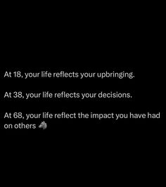 At 18, your life is a mirror of your upbringing. Your parents’ guidance, your environment, and the habits they instilled in you. At 38, those excuses expire. Your life becomes a reflection of the decisions you’ve made, the risks you’ve taken, and the battles you chose to fight or flee. By 68, the scoreboard shifts. Your legacy is not just about what you achieved for yourself, but the lives you’ve touched, the wisdom you’ve shared and the impact you’ve left behind. From start to finish... Life Is A Mirror, The Wisdom, Left Behind, Social Skills, Boss Babe, Budgeting, How To Become, Mirror