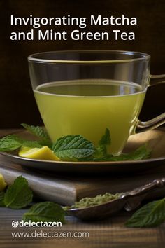 This refreshing green tea is packed with antioxidants and nutrients, making it a perfect way to start your day or enjoy a relaxing afternoon.