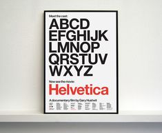 a black and white poster with the words'helvetica'on it