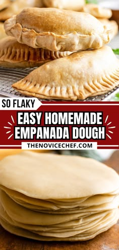 homemade empanada dough is so easy to make