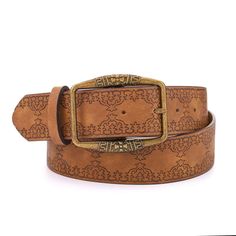 PRICES MAY VARY. Fashion women belt is made with exquisite handicraft.Extremely soft and comfortable to wear. Vintage belt comes in two colors and matches your outfit well. Leather waist belt design is very simple and classic.It totally shows off your good taste and makes your clothes shine. Dainty belts for women, excellent for matching your dresses, shirts, jeans, leather pants, in different occasions such as working,shopping,traveling,parties,dating,nightclubs. If you have any questions,pleas Western Leather Belt, Belt For Jeans, Cowgirl Belts, Buckle Jeans, Cowboy Belt, Western Buckles, Women Belt, Cowgirl Cowboy, Vintage Cowgirl