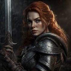 Fantasy Aasimar, Gorgeous Red Hair, Female Book Characters, Medieval Woman, Fantasy Novels, Medieval Fantasy