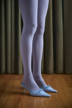 Solid Colored Tights, available in 3 colors on our website! #tights #purpletights #trendytights #coloredtights #solidtights Lilac Tights, Blue Tights Outfit, Light Blue Tights, Christmas Party Decor Ideas, Fun Tights, Senior Recital, Colorful Tights, Funky Tights, Color Tights