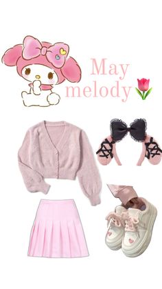 My Melody Costume, Halloween Ideias, Character Halloween Costumes, Strawberry Shortcake Characters, Cheap Halloween Costumes, Cheap Halloween, Hello Kitty Characters, My Melody Kuromi