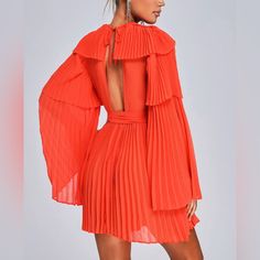 Long Sleeve Short Gown Gala Dresses Long Sleeve Short, Orange Elegant Dress Short, Gala Dresses Short Long Sleeve, Elegant Red Dress Short Gala, Fancy Dresses Short Classy Long Sleeve, Orange Long Sleeve Short Dress, Elegant Orange Dresses, Elegant Dresses Gala Short, One Sleeve Formal Dress Short