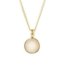 Marcia Moran Circlet LCL012c Round Druzy Necklace Natural White Druzy Druzy Necklace, Jewelry Styles, Delicate Design, Circle Shape, Gold Plated Necklace, Druzy, The Necklace, Wedding Jewelry, Dark Blue