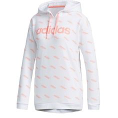 Nwt Cute Hard To Find Color!!! Color: White/Glory Pink Adidas Athleisure Hoodie, Fall White Athleisure Sweatshirt, Adidas Hoodie For Winter, White Logo Print Hoodie For Winter, White Logo Print Hoodie For Spring, White Hoodie With Logo Print For Winter, White Spring Sports Hoodie, Adidas Spring Sweatshirt With Drawstring Hood, Adidas Sweatshirt With Drawstring Hood For Spring