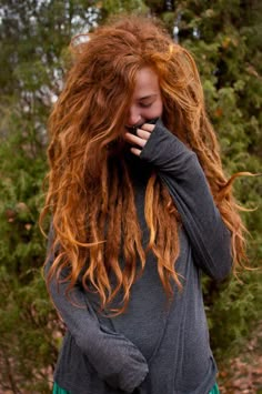 #dreads #dreadlocks Dread Head, Beautiful Dreadlocks, Long Red Hair, Dreadlock Hairstyles, Red Heads, Red Head, Hair Envy