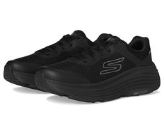 Elevate your next cardio session with supreme cushioning and comfort with the SKECHERS® Max Cushioning Endeavour Canova. This lace up style is crafted from a breathable engineered mesh upper, polyester lining, Skechers air-cooled Goga mat insole, and ultra light midsole cushioning. It features round toe, Natural Rocker Technology for smooth heel to toe transitions, and brand detailing on the sides, tongue, and footbed. Rubber outsole. Imported. Product measurements were taken using size 9, width B - Medium. Please note that measurements may vary by size. Measurements: Weight: 10 oz STOCK IMAGES: actual item may look a bit different. Order half a size larger than normal for wide feet; normal size for regular or narrow feet. If you don't know your US size, you can measure the length of your Shoes Skechers, Skechers Women, Skechers Shoes, Sneakers Athletic, Fashion Sneakers, Up Styles, Air Dry, Rocker, Womens Sneakers