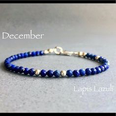 Lapis Lazuli And Gold Filled Bracelet, 3mm. Item Description ********************** Handmade In Canada Aaa Lapis Lazuli, 3mm 14k Gold Filled Beads, 3mm 14k Gold Filled Spring Ring, 5mm 14k Gold Filled Extended Chain, 1 Inch Lapis Lazuli Meaning: Inner Truth Inner Power Love Purification Intuition Positive Magic Self-Confidence Manifestation Friendship Length 6.5”+ 1” Inch Extender Chain ( Custom Length Is Available) Blue Birthstone Round Bead Bracelets, Blue Birthstone Bracelets With Round Beads, Blue Beaded Bracelets With Birthstone, Blue Birthstone Beaded Bracelets, Blue Spiritual Bracelets With Birthstone, Spiritual Blue Birthstone Bracelets, Blue Gemstone Beads Minimalist Bracelets, Minimalist Blue Gemstone Bead Bracelets, Blue Sterling Silver Beaded Bracelets As Gift