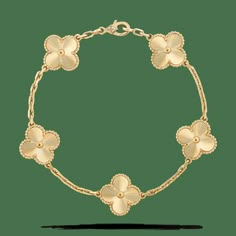 Vintage Alhambra Bracelet, Cleef And Arpels Jewelry, Alhambra Bracelet, Gold Vans, Van Cleef And Arpels Jewelry, Van Cleef & Arpels, Van Cleef And Arpels, Luxury Bracelet, Clover Charm