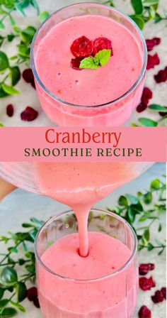 Cranberry Smoothie Recipe Christmas Smoothie, Cranberry Juice Smoothie, Cranberry Juice Recipes, Smoothies With Cranberry Juice, Diet Cranberry Juice, Cranberry Pomegranate Smoothie, Cranberry Smoothie Recipes, Cranberry Juice Benefits, Christmas Smoothies