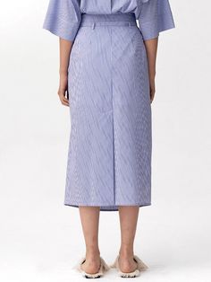 Editor's notesSpun with a soft cotton blend, this midi wrap skirt is detailed with a feminine structural hem. - Wrap style skirt- Midi long - Back vent- Self-tie on the side- Side pocketsMeasurements(in.)- Size: One size(XS-M)- Waist: 22.44in- Hip: 22.44in- Length: 32.68in- Model Info: 5' 7 / Bust: 35in / Waist: 26in . Hip: 35inComposition & Care- 71% Cotton, 25% Nylon, 4% Polyurethane- Dry cleanDesigner- by SIGREAT Long Pencil Skirt With Lining For Daywear, Relaxed Midi Skirt For Workwear, Long Lined Pencil Skirt For Daywear, Cotton Midi-length Workwear Bottoms, Cotton Midi Bottoms For Work, Cotton Midi-length Bottoms For Work, Cotton Asymmetrical Skirt For Daywear, Relaxed Fit Midi Pencil Skirt For Daywear, Asymmetrical Cotton Wrap Skirt For Workwear