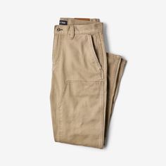 Sturdy 12 oz heavy grain twill delivers practical durability inspired by functional workwear for a well-rounded pair. The heavy garment-wash finish delivers a familiar, broken-in feel from the very first wear. The reinforced knee patches shrug off abrasions while the double carpenter's pockets ensure you're equipped for whatever comes their way..View The Utility Pant by Line of Trade on our site for more info. - The Bespoke Post store has the greatest gear from the world's best small brands. Free exchanges, easy returns and no commitments. Workwear Pants, Bespoke Post, Knee Patches, Utility Pants, Tan Lines, Creating A Brand, Classic Looks, World's Best, Bespoke