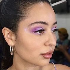 Sparkly Purple Makeup Looks, Euphoria Makeup Looks, Matte Make Up, Maddy Euphoria, Euphoria Vibes, Euphoria Party, Maddy Perez