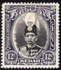 an old postage stamp with a man in uniform