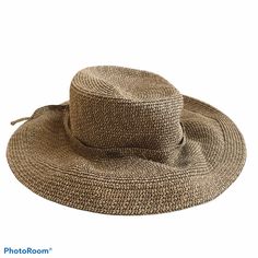 Nwot Scala Wide Brim Floppy Sun Hat In Excellent Condition. Coffee/Black Color. 88% Paper/12% Polyester. Adjustable Lightweight Brown Bucket Hat, Brown One Size Straw Hat, One Size Brown Straw Hat, Casual Brown Sun Hat One Size, Lightweight Brown Bucket Hat In One Size, Lightweight Brown Bucket Hat, Brown Flat Brim Boater Hat For Beach, Wide Brim Outdoor Hat One Size, Wide Brim Hats For Outdoor