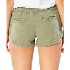 These Rip Curl shorts keep you beach comfy all day and dinner ready too. Relaxed cotton feel moves effortlessly from surf to street with just a swap of tees. Surf-inspired style with classic front pockets and tie waist fit for land or sand. At just 3' inseam, show off those tanned legs afternoons and evenings. Machine washable cotton you can wear wherever this classic California look takes you - beach, boardwalk or beyond. Beachwear Bottoms With Built-in Shorts, Cotton Beachwear Bottoms With Built-in Shorts, Vacation Cotton Pajama Shorts With Short Inseam, Solid Cotton Beach Shorts, Beachy Bottoms With Built-in Shorts For Warm Weather, Shorts For Summer Outings And Beach Season, Cotton Bottoms With Short Inseam For Vacation, Casual Bermuda Shorts For Beach With Short Inseam, Short Inseam Cotton Bottoms For Vacation