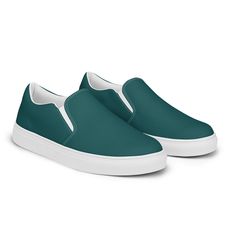 Made for comfort and ease, these Men's Slip-On Canvas Shoes are stylish and the ideal piece for completing an outfit. Equipped with removable soft insoles and rubber outsoles, it's also easy to adjust them for a better fit. *  100% polyester canvas upper side *  Ethylene-vinyl acetate (EVA) rubber outsole *  Your brand on the box, insole, and tongue of the shoe  *  Breathable lining, soft insole *  Elastic side accents *  Padded collar and tongue *  Printed, cut, and handmade *  Blank product so New Balance Fresh Foam, Shoe Ideas, Men's Casual Shoes, Navy Man, Golf Shoes, Shoes Casual, Canvas Shoes, Mens Casual Shoes, Mens Shoes Sneakers