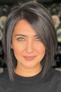 Short Straight Hair, Brunette Hair, Grey Hair, Great Hair, Up Girl