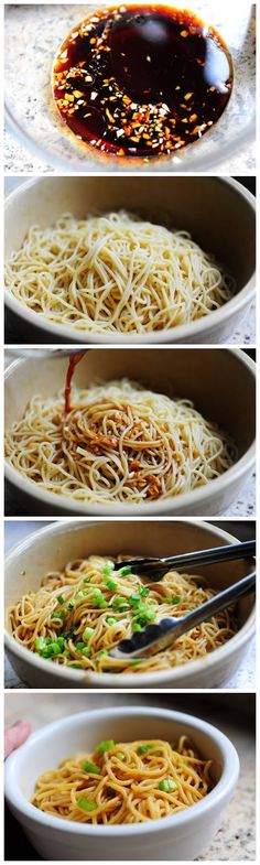 Simple Sesame Noodles. I've made these and they're divine! You can even add chicken and vegetables! Make with soy noodles? Simple Sesame Noodles, Roasted Beef, Sesame Noodles, Asian Noodle, Puppy Chow, Beef Tenderloin, Think Food, Yummy In My Tummy