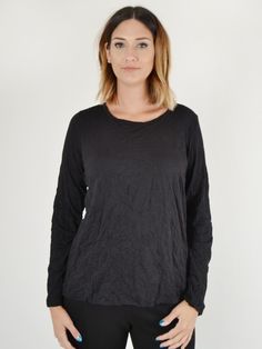 pic 2 Basic Long Sleeve, Simple Beauty, Basic Tops, Natural Fabrics, Scoop Neckline, Long Sleeve, Fabric, Beauty, Clothes