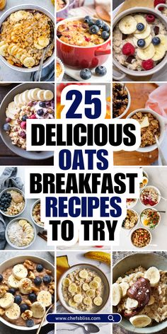 25 delicious oats breakfast recipes to try