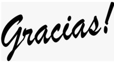 the word gracias written in black ink