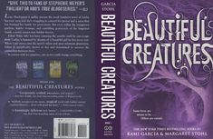 a book cover with an image of a tree and the words beautiful creatures on it