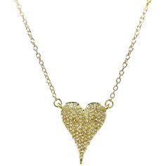 Amara Heart Diamond Necklace Necklaces Trendzio Gold Heart Diamond Necklace, Diamond Necklace Gold, Diamond Heart Necklace, Heart Necklace Diamond, Heart Diamond, Diamond Heart, Necklace Gold, Heart Necklace, Rhodium Plated