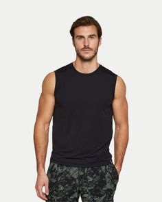 Men's muscle tee Dri-fit Athleisure Workout Tops, Dri-fit Athleisure Activewear, Stretch Dri-fit Athleisure Activewear, Summer Athleisure T-shirt For Gym, Recycled Polyester Sleeveless Training Top, Sportswear Stretch Muscle Tee With Crew Neck, Crew Neck Stretch Muscle Tee For Sportswear, Stretch Muscle Tee With Crew Neck For Sportswear, Stretch Crew Neck Muscle Tee For Sportswear