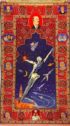 an image of a woman flying through the sky with stars and planets on her back