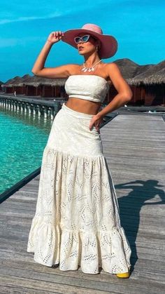 Casual Dresses For Teens, Ethno Style, Vestido Casual, Dresses For Teens, Insta Photo Ideas, Estilo Boho, Skirt Top, Long Skirt, Chic Outfits